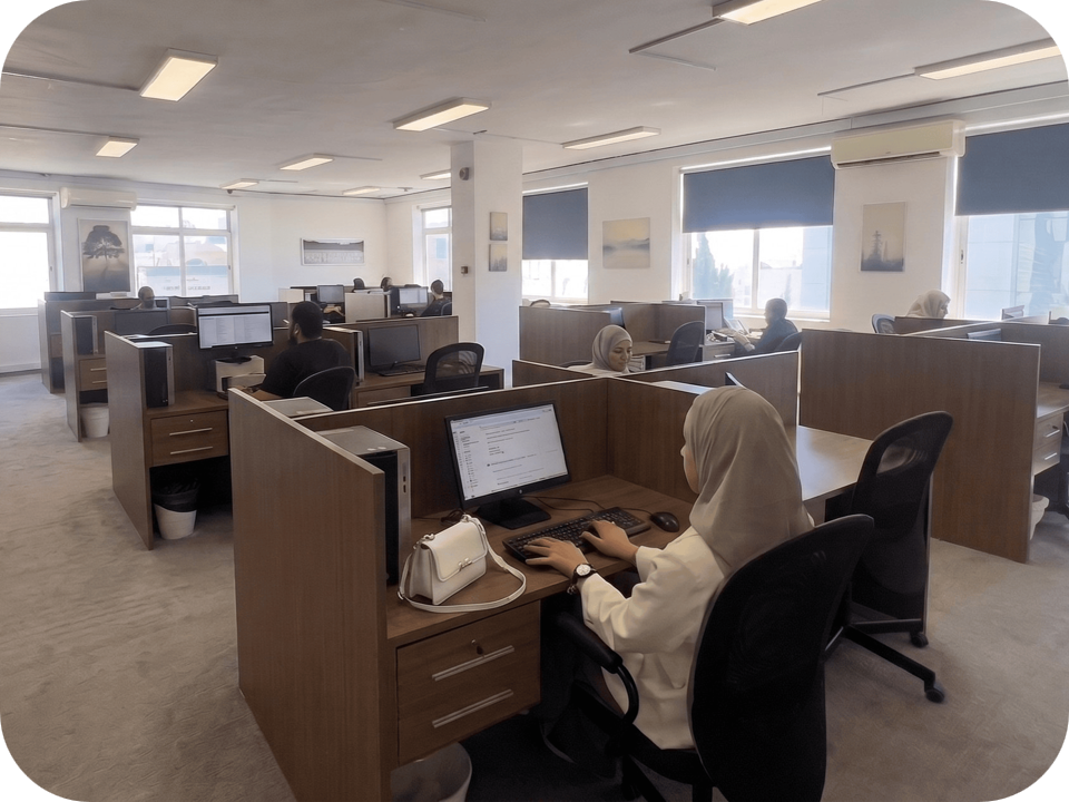 مكاتب العمل المشترك في رواق